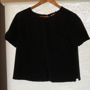 Black Velvet Top